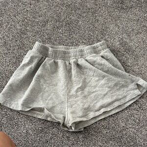 Women's Gray Baggy Comfy Shorts